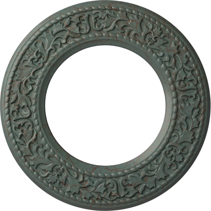 Ekena Millwork CM13BLCBC Ceiling Medallion, Cloud Burst Crackle Hand-Painted Cloud Burst Crackle