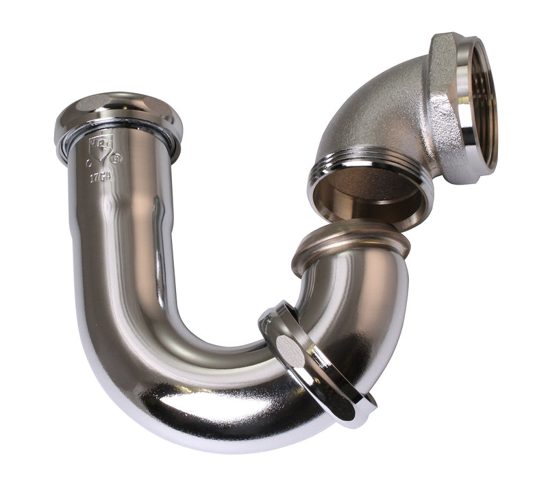 Westbrass D403LA-26 1-1/2' x 1-1/4" Brass LA Code P-Trap, Polished Chrome 1-1/2" x 1-1/4"