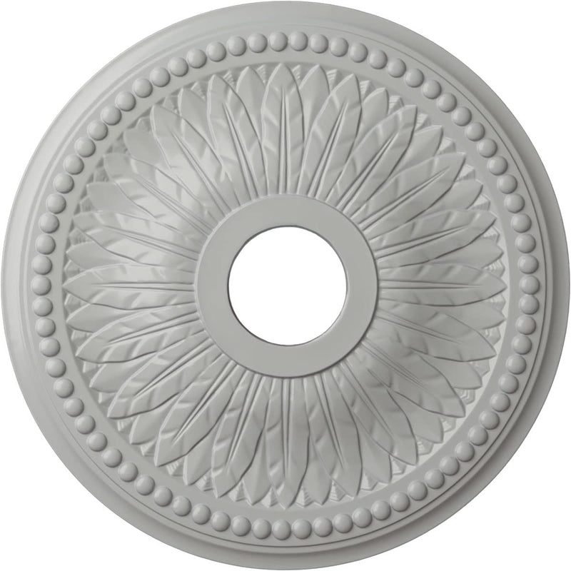 Ekena Millwork CM18BIFRFDecorative Ceiling Medallions Modeled After Original Historical Patterns & Designs, Frost Frost (Flat Finish)