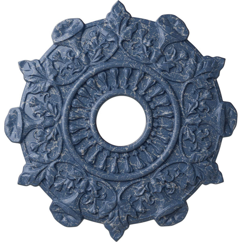 Ekena Millwork Preston Ceiling Medallion Hand-Painted Americana Crackle