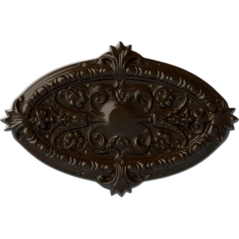 Ekena Millwork Marcella Ceiling Medallion, Bronze Bronze (Metallic Series)