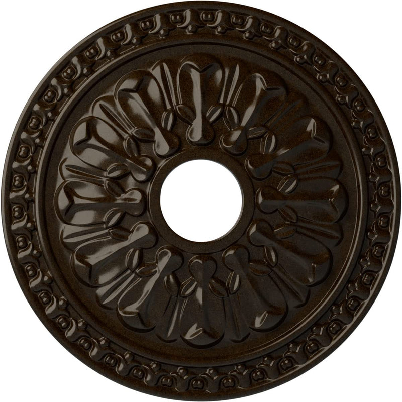 Ekena Millwork CM18WABZS Warsaw Ceiling Medallion, Bronze Bronze (Metallic Series)