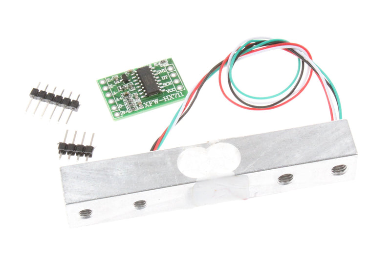 NOYITO 1kg 5kg 10kg 20kg Load Cell and HX711 Combo Pack Kit - Load Cell Amplifier ADC Weight Sensor (20kg+HX711) 20kg+HX711