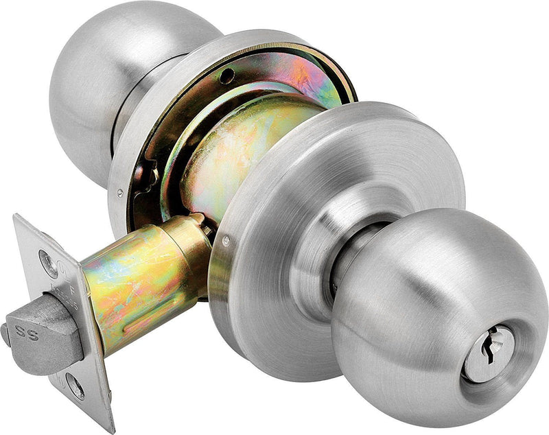 Stainless Steel Entry Door Knobs Lock Privacy Home/Office/Commercial Room Room Parts Brushed Lockset