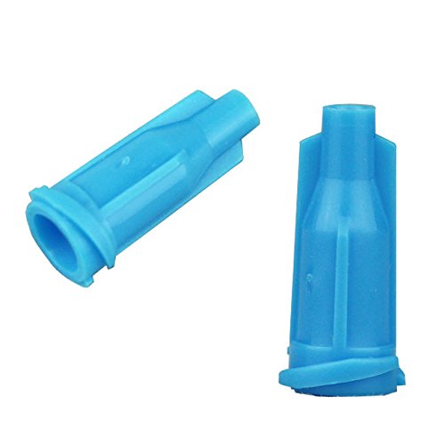 Luer Lock Syringe Tip Caps Screw Threads Dispensing Stop Caps 1000 Pieces (Light Blue)