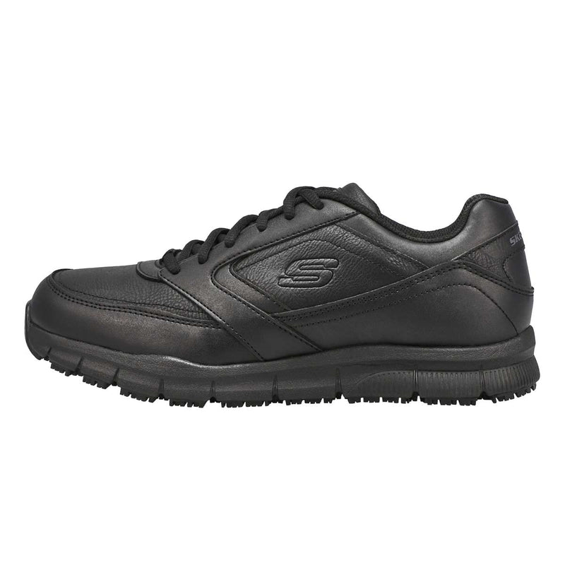 Skechers Men's Work Nampa Sr Slip Resistant Work Shoe Black 10 Medium US