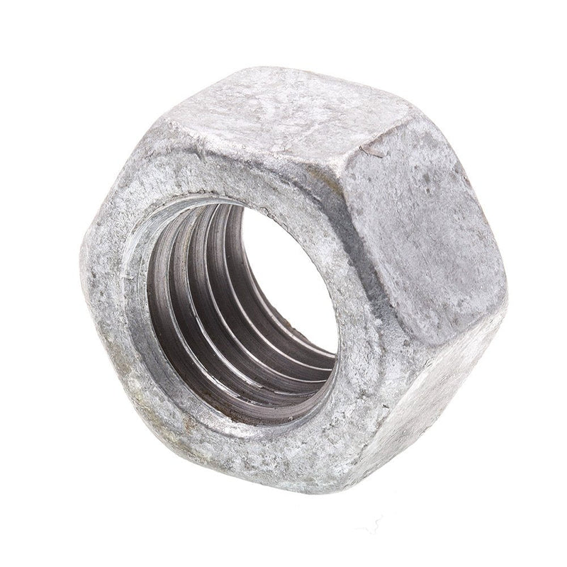 Prime-Line 9073756 Finished Hex Nuts, 3/4 In.-10, A563 Grade A Hot Dip Galvanized Steel (10 Pack)