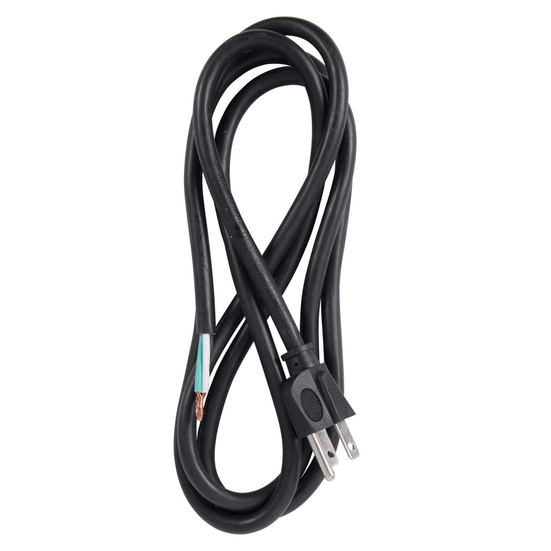 Inc PS913163 3-Wire Appliance and Power Tool Cord, 9 ft, 16 AWG, 13A/125V AC, 1625w , Black