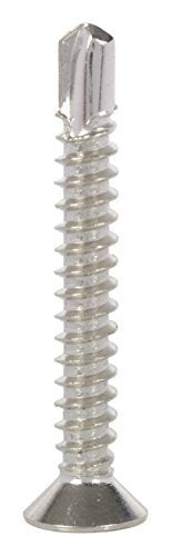 SSISKCON #8 x 1-1/4 Inch Stainless Steel Flat Phillips Head CSK Self Tapping Drilling Screws 8 x 32 (100 Count) 410 Grade Stainless Pack of 1 8 x 32 / 100 count