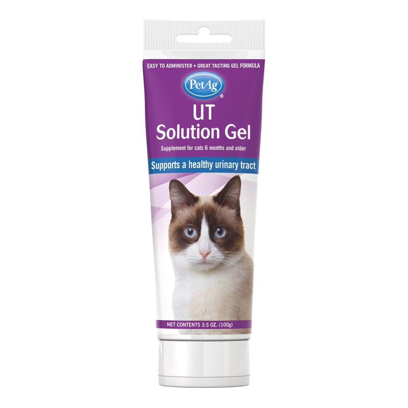 Pet-Ag UT Solution Gel Supplement for Cats - 3.5 oz - Supports a Healthy Urinary Tract for Cats 6 Months and Older - PawsPlanet Australia