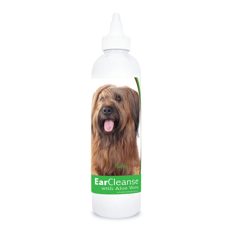 Healthy Breeds Briard Ear Cleanse with Aloe Vera Cucumber Melon 8 oz