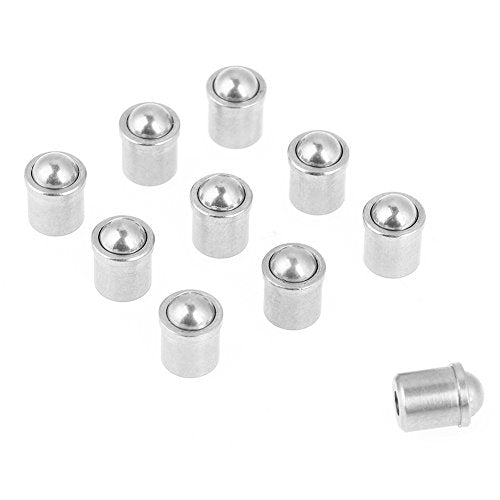 10Pcs Stainless Steel Spring Ball Plunger Push Fit Ball Spring Smooth Plunger 7×6mm