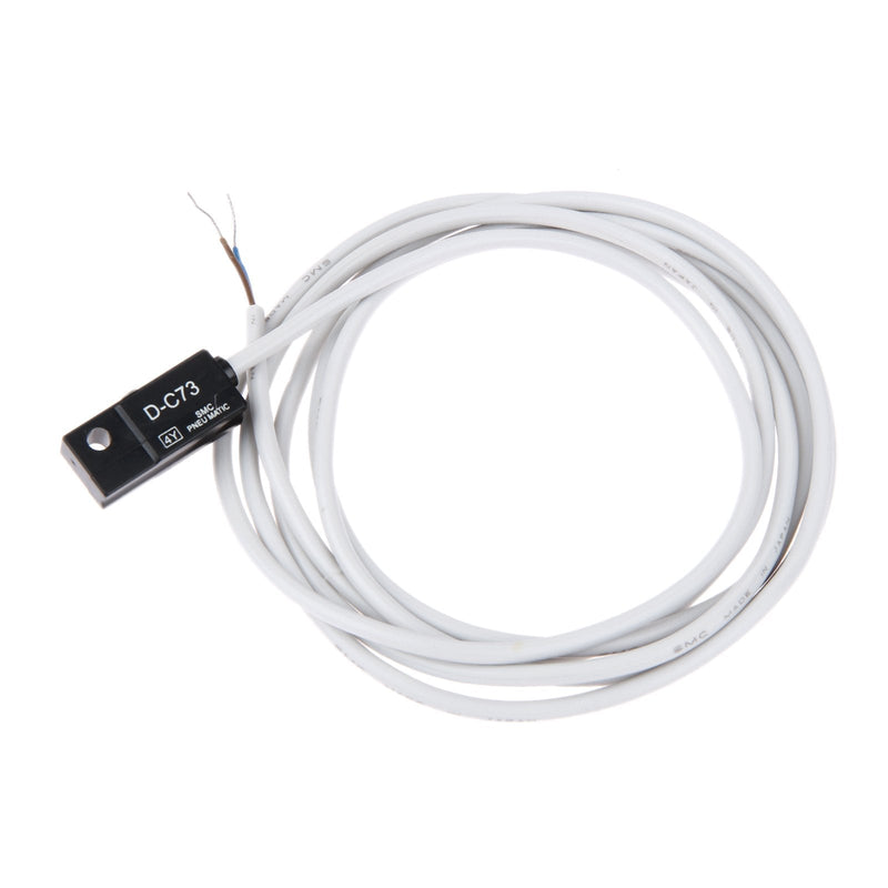 Air Cylinder Pneumatic Proximity Switch, SMC Type D-C73 LED Indicator Compatible for CDG1/CDJ2/CDM2B/REC Model: D-C73