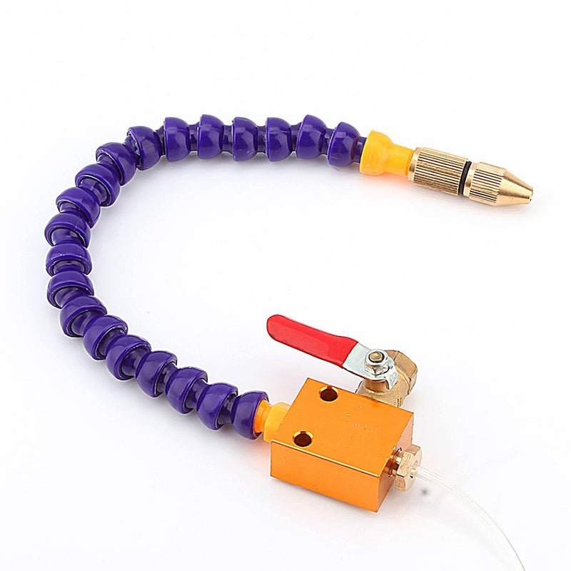 Thread Adjustable Mist Coolant Lubrication Spray System Magnetic Base Coolant Oil Water Hose Pipe for 8mm Air Pipe CNC Lathe Milling Drill