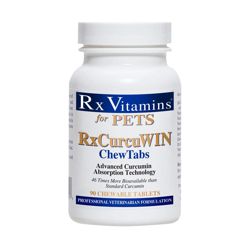 Rx Vitamins CurcuWIN Curcumin for Pets - Cat Immune Support - Dog Digestive Support - 90 ct Rx Vitamins CurcuWIN