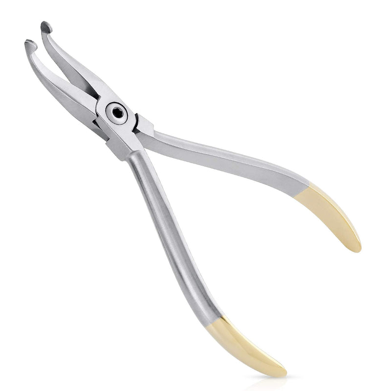 Annhua Dental Curved How's Plier Orthodontic Curved Plier, Orthodontic Position Angled Appliance Plier Wire Bending Instrument for Dentist