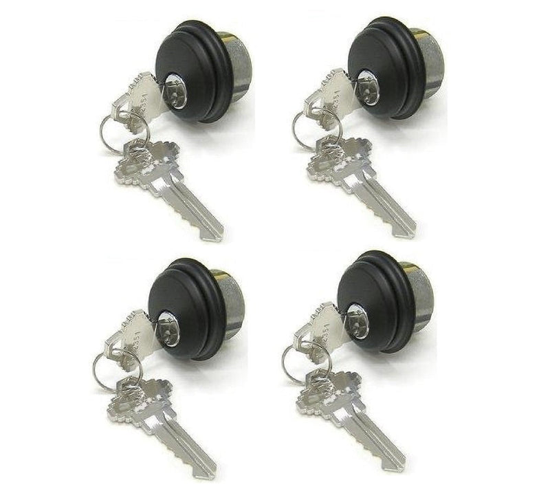 Parent - Pacific Doorware Storefront Door Mortise Lock Cylinder & Thumbturn MKC-MTC- PDW (Double Cylinder, Duronotic Bronze, 4 Pack) Keyed Cylinder