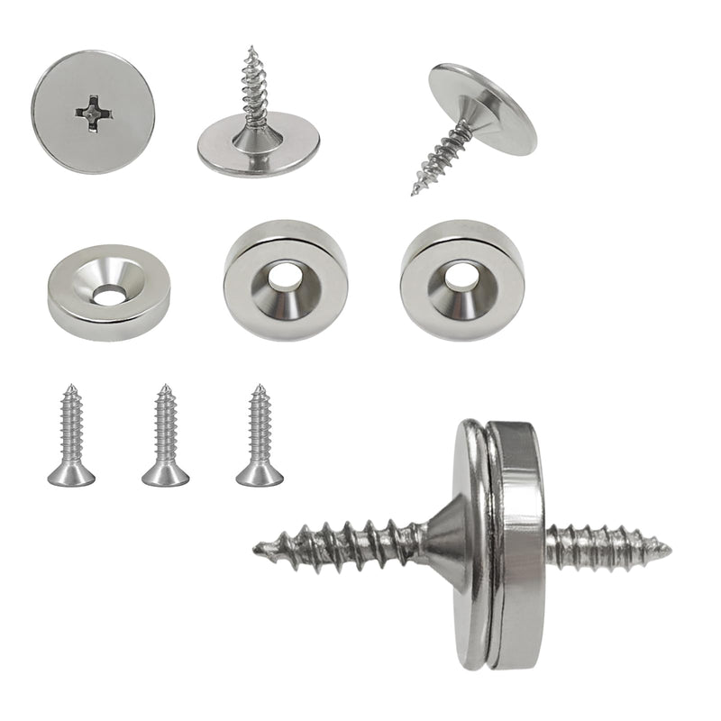 Set of 4 Magnetic Cabinet & Door Latch Catch Closures Cabinet Hardware Fittings