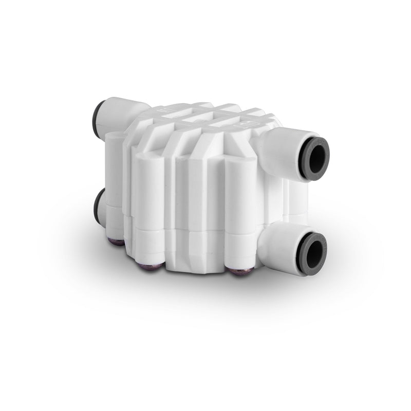 Automatic Shut off Valve Quick Connect 1/4" Inch Fittings for Water Filters/Reverse Osmosis RO Systems by Ronaqua Automatic Shut off Valve