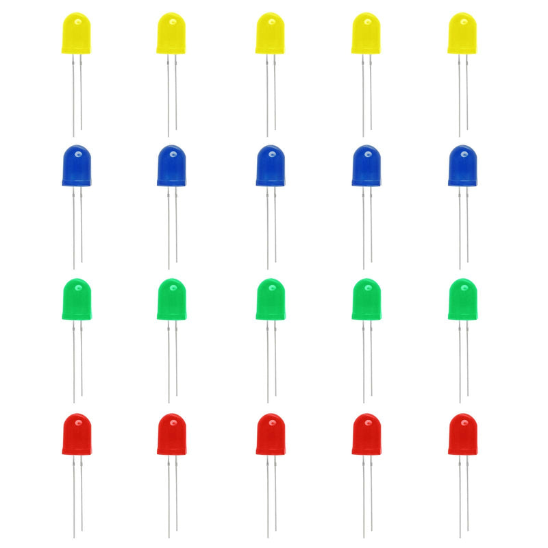 Gikfun 10mm LED Emitting Diodes Light Lamp Diffused F10 Round Led for Arduino (Pack of 20pcs) AE1258