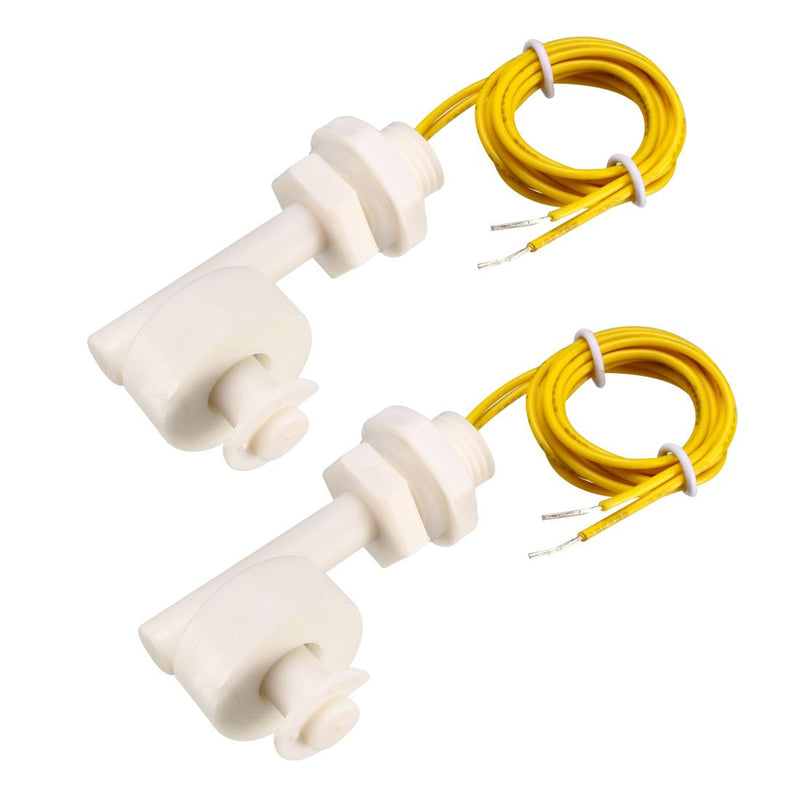 uxcell PP Float Switch for Water Pump Tank Liquid Water Level Sensor M12 2pcs