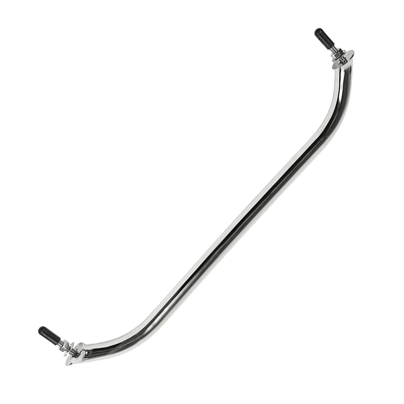 MARINE CITY Smooth Polished Stainless Steel Heavy Duty Oval Grab Bar Handle Hand Rail with Flange and Stud 18 Inches for Boats – Ships – Yachts – Kayaks – Hardware Accessories (Pack of 1)