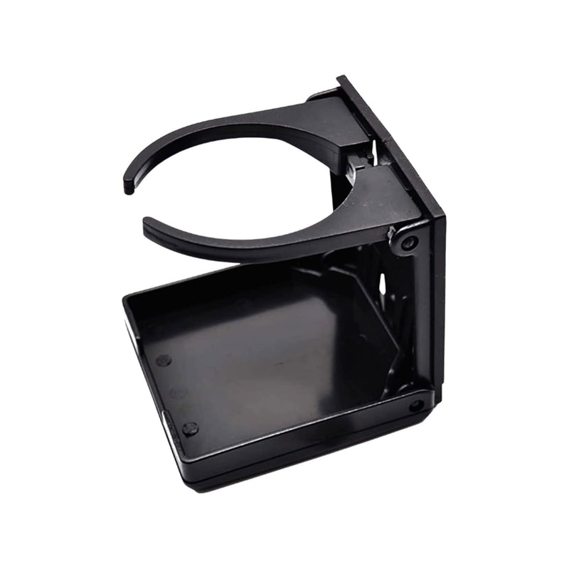 MARINE CITY Adjustable Arms Folding Cup Holder – Durable, Space-Saving Design, Adjustable Arms Black 1 Pcs