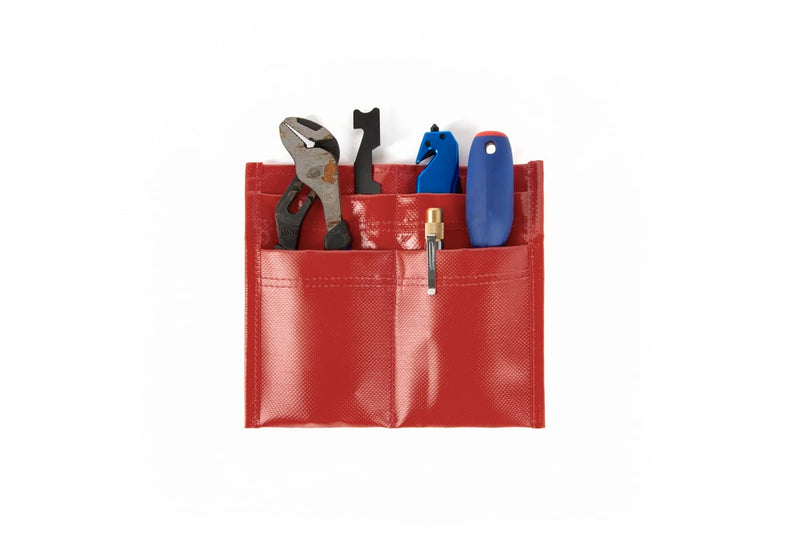 LINE2design Firefighter Tool Pouch 4-Pocket Tool Holder Police Belt - EMS Glove Pouch Fits Inside Turnout-Bunker Pockets