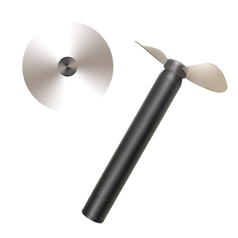 GS GLOWSEEN Pocket Fan, Mini Portable Handheld Fan AAA Battery Powered straight head