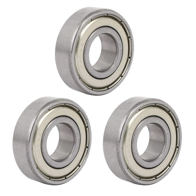 6203Z Double Shielded Ball Bearing Deep Groove Ball Bearing 17 x 40 x 12mm - 3pcs