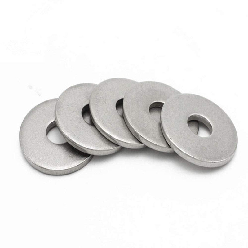 FullerKreg 3/8" x 1" OD Stainless Flat Fender Washers，1" Outside Diameter, 0.080" inch Thickness，(25 Pack)，18-8 (304) Stainless Steel 3/8" x 1" OD (25pcs) - NewNest Australia