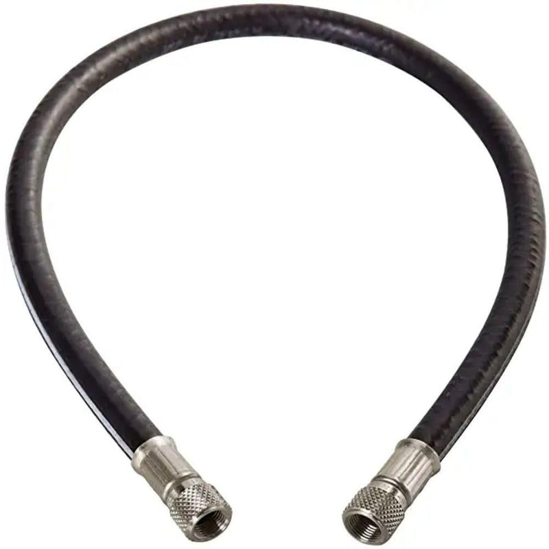 CPS HV5Z 5 ft. Vacuum and Charging Hose - Black with 3/8 in. Chrome Fittings, All-Weather Flexibility, Meets SAE J2196 Standards