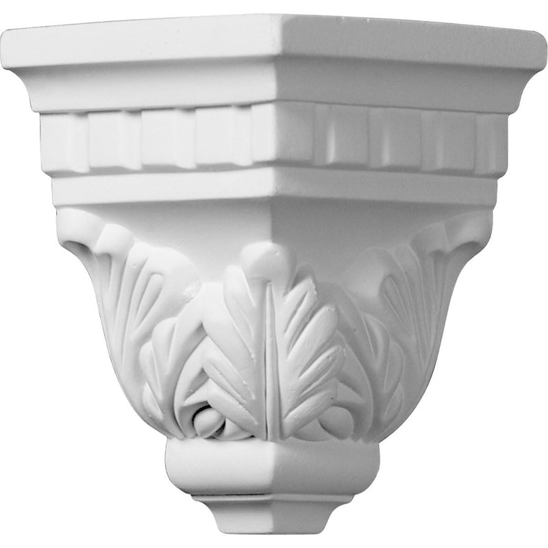 Ekena Millwork MOC03X04DE-CASE-4 Outside Corner for Moulding MLD04X03X05DE (4-Pack), 3 1/4"P x 4 1/2"H, Primed, 4 Pack