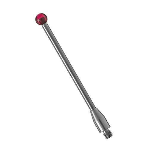 Cmm Probe Stylus Tungsten Carbide Stem M3 Thread Shank 4mm Diameter Ruby Ball Tips 40mm Length A-5003-0060