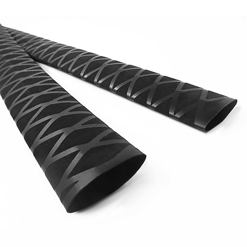 X-Tube Heat Shrink Wrap Tubing 39"&64" Lengths for Rod Grips-5 Color 14 Sizes Black Diamter：35mm; Length：39”