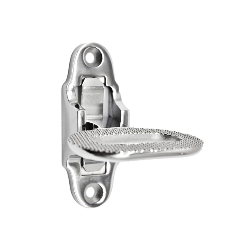 Marine City Folding Grab/Step, Heavy Duty Stainless Steel, 4-1/5" x 3-1/3", Durable, Corrosion-Resistant, Ideal for Boat, RV, Trailer, and Camper Use (Pack of 1)