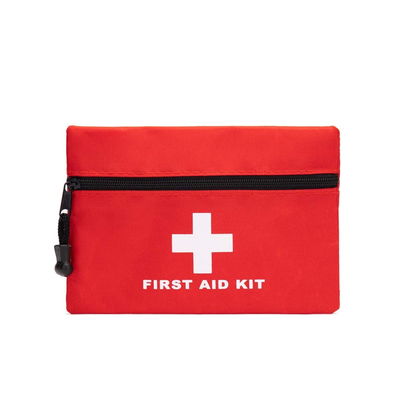 Red Emergency Bag First Aid Bag Small Empty Travel Rescue Bag Pouch First Responder Storage Medicine Pocket Bag for Car Home Office Kitchen Sport Ourdoors Bag Only (6.3x4.3) 6.3x4.3inch