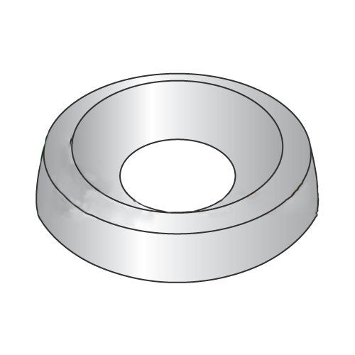 No 10 Cup Countersunk Finishing Washer Nickel Plated (Quantity: 100 pcs) Arandelas Terminado, Rondelles de Finition