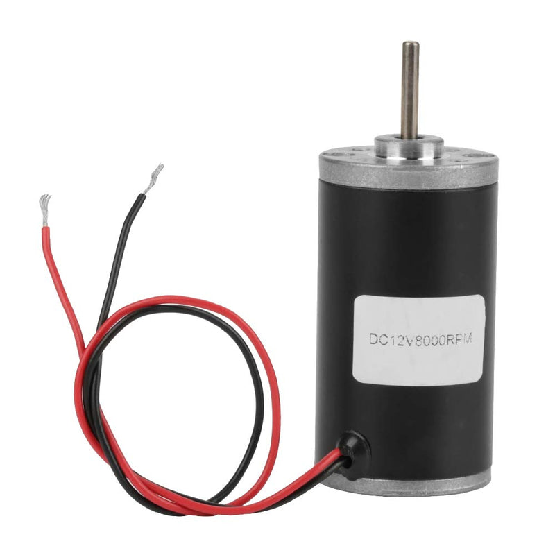 31ZY Permanent Magnet Motor, 6V/12V/24V 3500-8000RPM Permanent Magnet DC Motor Electric Brushed Motor CW/CCW (12V 8000RPM) 12V 8000RPM
