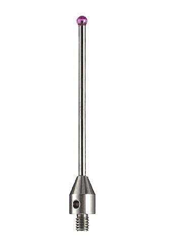 CMM Touch Probe Stylus 3mm Ruby Ball Tips M4 Thread Tungsten Carbide Stem 50mm Long A-5003-3680