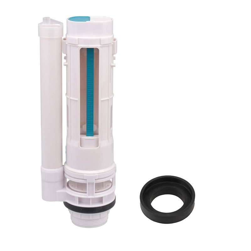 White 29cm Height Water Tank Split Dual Flush Fill Toilet Cistern Inlet Drain Valve Repair