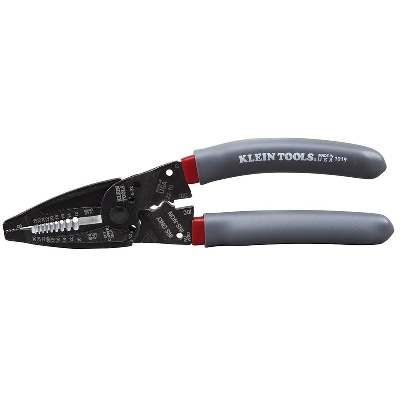 Klein Tools 1019 Klein Kurve Wire Stripper / Crimper / Cutter for B and IDC Connectors, Made in USA, Terminals, More Stripper/Crimper/Cutter