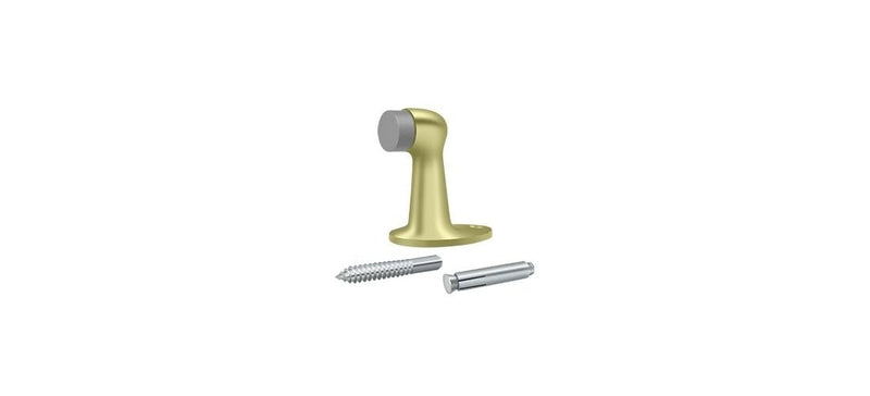 Deltana Fdb278u3-unl Floor Door Bumper, Unlacquered Bright Brass