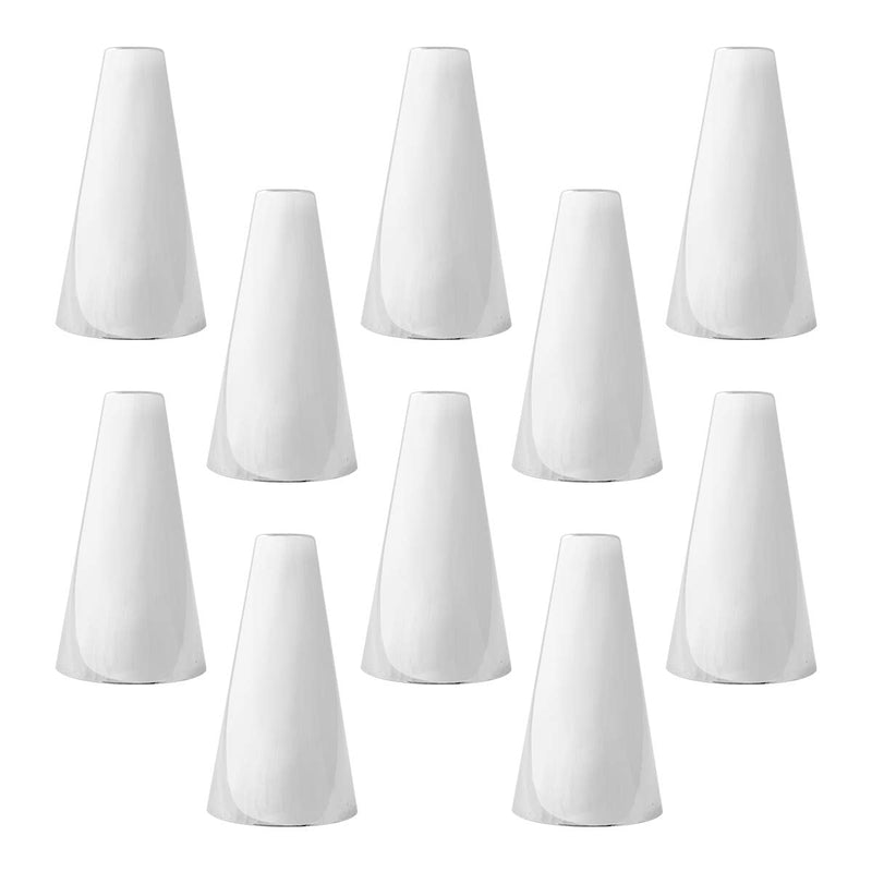 GG Grand General 10247SP 33 mm X 4 Inches Chrome Plastic Flat Top Cone Push-On Nut Cover Push On