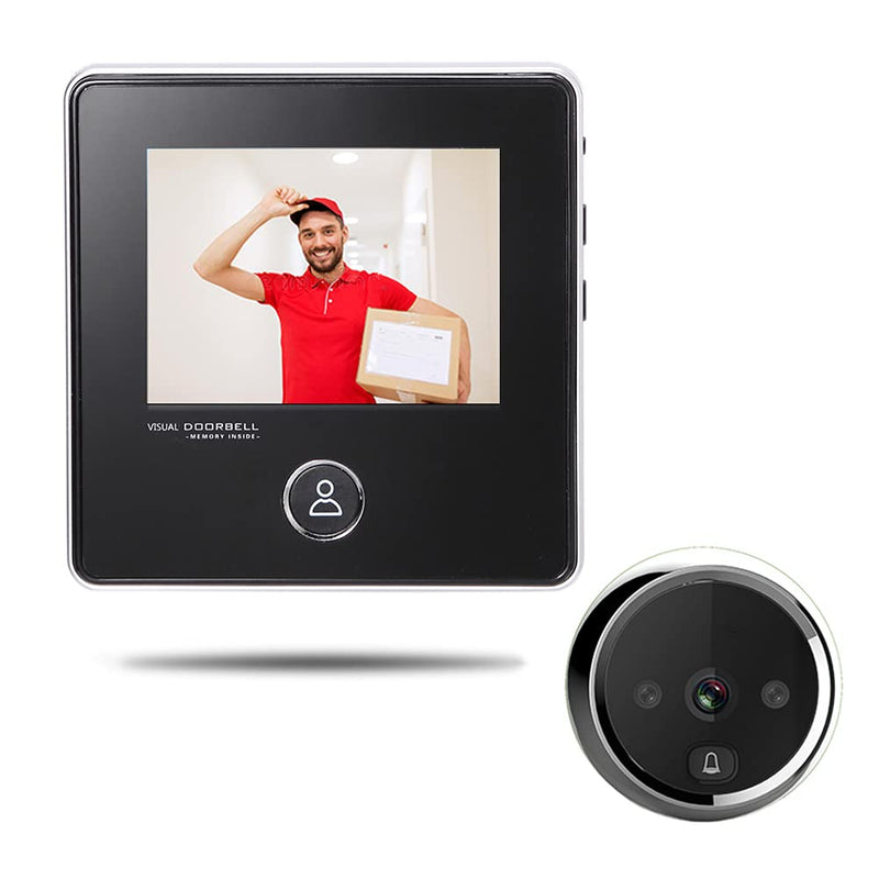 3.0 Inch Digital Door Viewer, 120 Degree Peephole Camera, IR Night Vision Peephole Viewer Doorbell Security Door Viewers for Home Safe