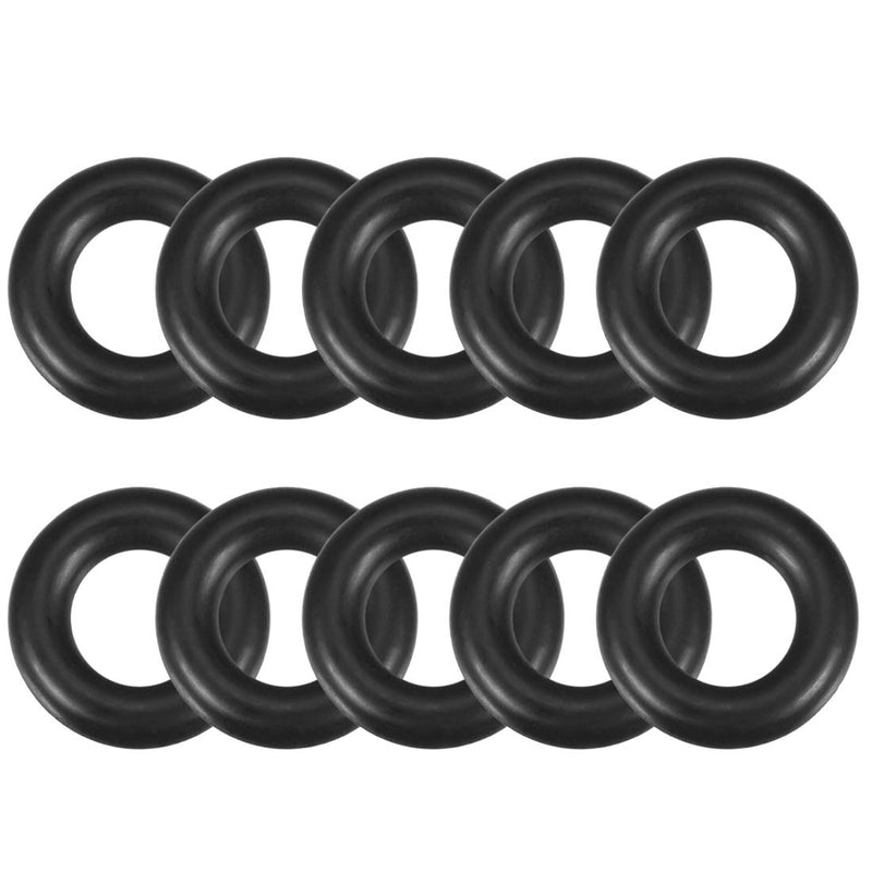uxcell Nitrile Rubber O-Rings 19mm OD 11mm ID 4mm Width, Metric Sealing Gasket for Automotive Machine Plumbing, Pack of 10 11mmx19mmx4mm