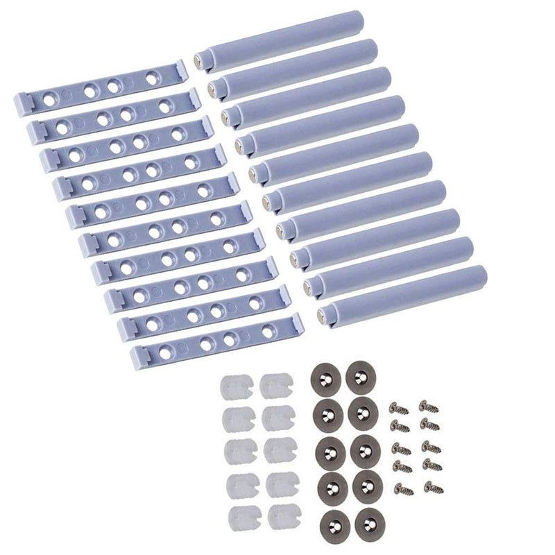 Magnetic Push Latches Push to Open Latch for Cabinet Drawer - 10pcs Type B