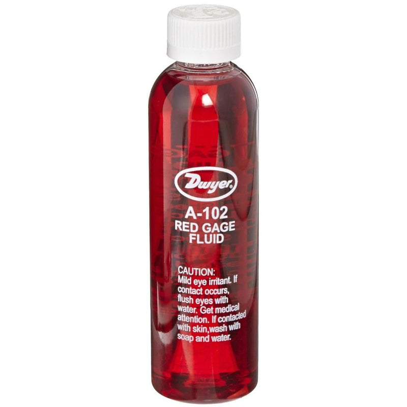 Dwyer Instruments A-102 GAGE Oil, Red, 0.826 Specify Gravity