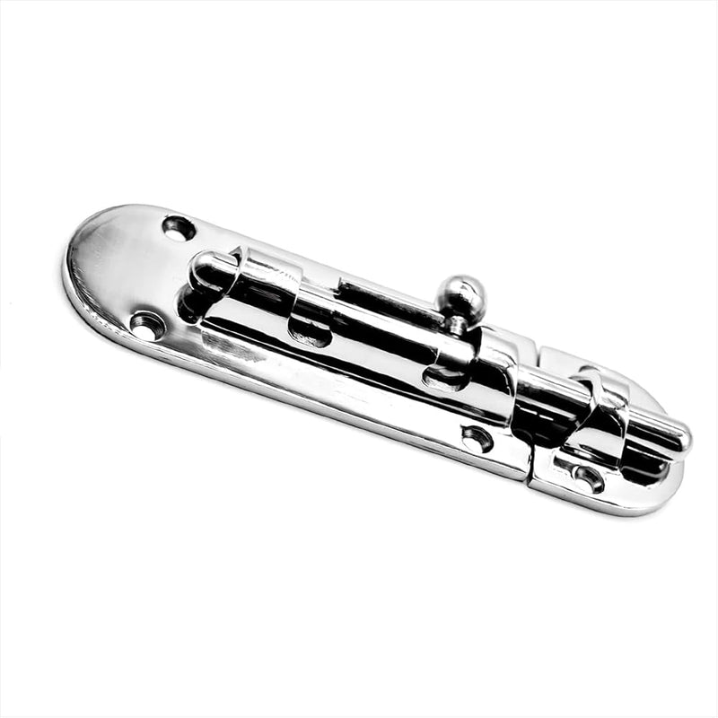 MARINE CITY Barrel Bolt Door Latches, 316 Stainless Steel, Rust & Corrosion-Resistant, Ideal for Windows, Hatches, Cabinets (Large) Large