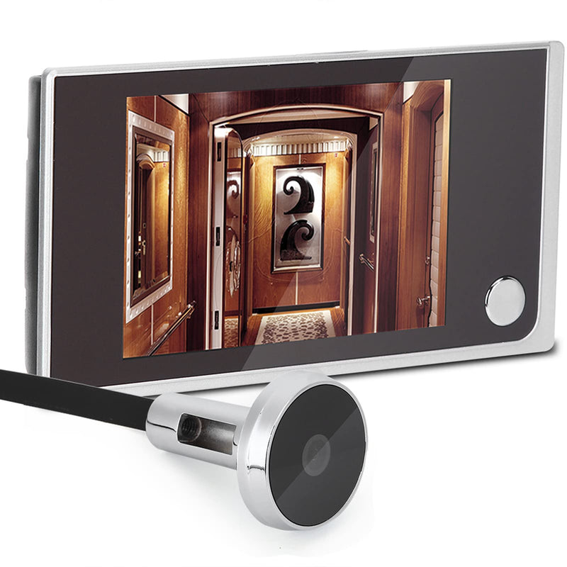 Sonew 3.5inch Digital LCD Peephole Viewer with Wide Angle Lens for Enhanced Home Security and Easy Installation (#01 Door Viewer)